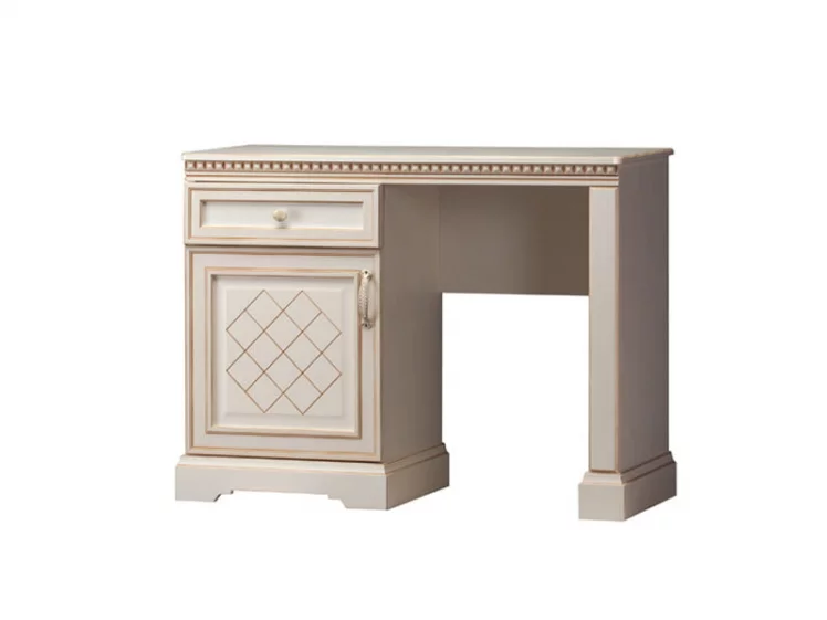 Стол туалетный Парма 802 Кремовый белый Патина_0