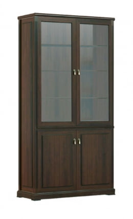 Шкаф для бумаг двухстворчатый MINISTRY Композиция 3 Южный орех_0