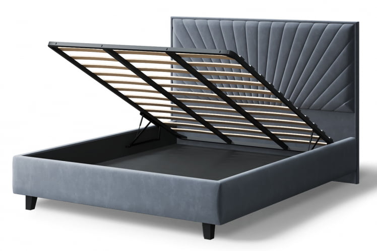 Кровать Леона, 2000 x 1200 мм, серый_3