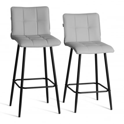 Барный стул Bari/Бари экокожа , бежевый, 45х56х110 см_13