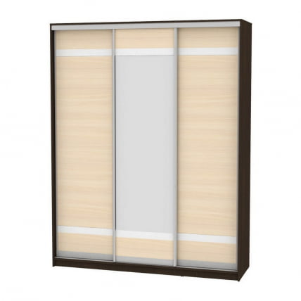 Шкаф-купе Б-230х180х60-3(Венге-ДМ-Д9Д10Д9) / B-230х180х60-3(Венге-ДМ-D9D10D9)_0