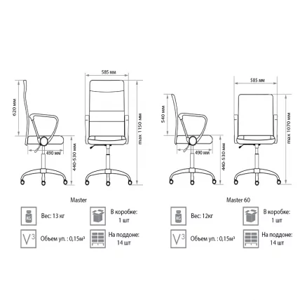 Компьютерное кресло Master GTPH Ch1 W01T01_2
