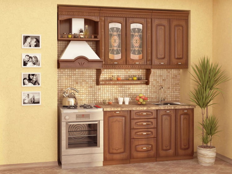 Кухонный гарнитур прямой (200 см) Глория 6 Набор 7_0