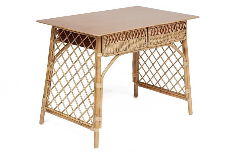 Стол письменный Secret de Maison, Maison Objet натуральный ротанг, 102х62х76см, натуральный (natural)_0