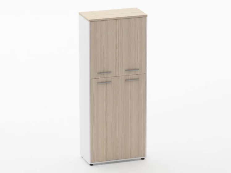 Шкаф 4 широкий закрытый, 4 двери Deka 10.19.141 Туя/Белый_0