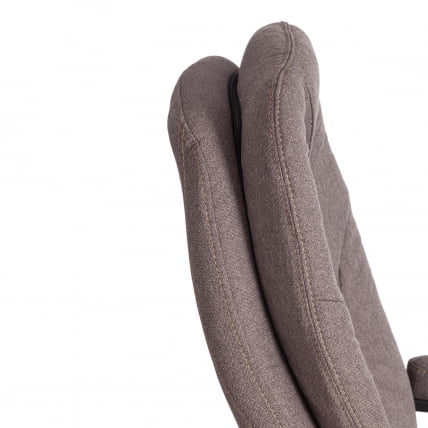 Кресло CОМФОРТ ЛТ (22) ткань рогожка Нисе, мокко (серо-бежевая) / COMFORT LT Nice,_9