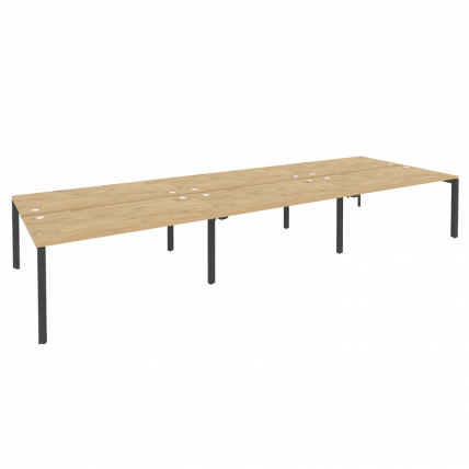 Рабочая станция на П-образном м/к ONIX O.MP-D.RS-6.4.8 Тиквуд Светлый/Антрацит_0