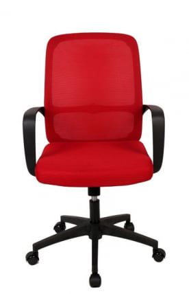 Операторское кресло Everprof Bamboo Сетка Красный_2