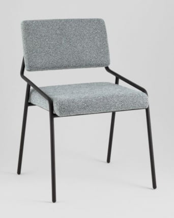 Стул Теллинг шенилл серо-синий_0