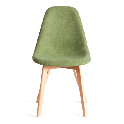 Стул CИНДЙ СОФТ (мод. C1021Ф1-1) фактурный велюр/дерево бук, 55 х 48 х 83 см, Зеленый ЛЙ1701-7 / натуральный / CINDY SOFT (mod. C1021F1-1) LY1701-7_5