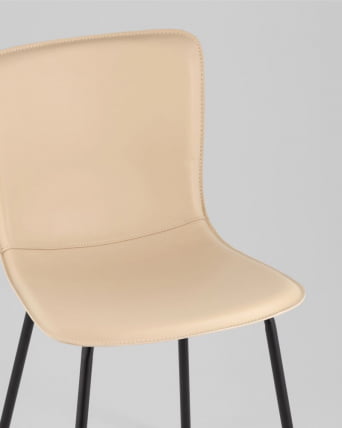 Стул обеденный Pluto бежевый_6