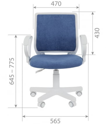 Детское кресло CHAIRMAN KIDS 112 велюр Морской_3