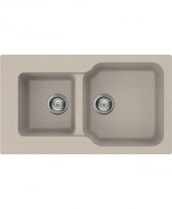 Мойка Omoikiri Maru 86-2-Sa Tetogranit/Бежевый_0