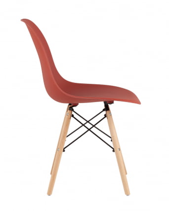 Стул Eames Style DSW терракотовый (разборный каркас)_2