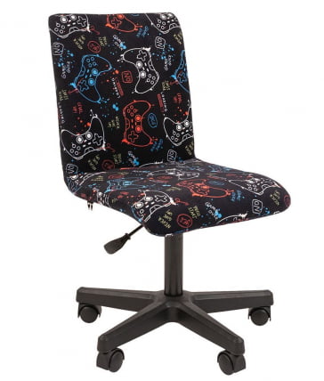 Детское кресло CХАИРМАН ТИН (КИДС) 109 черный пластик ГАМЕ / CHAIRMAN (KIDS) GAME_0