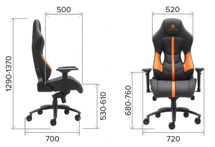 Кресло геймерское Everprof Jaguar Экокожа Белый_7