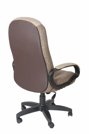 Кресло офисное Гармония HOME ткань КФ-31/32 Серо-коричневая_2