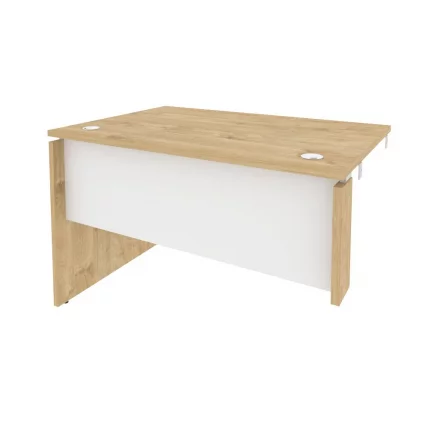 Стол-приставка левый к опорным элементам ONIX O.SPR-2.8L Тиквуд Светлый/Белый_0