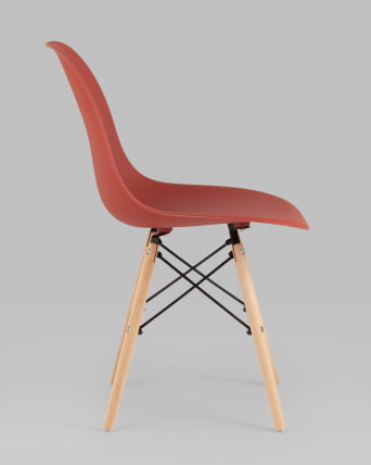 Стул Eames Style DSW терракотовый 4 шт. комплект (разборный каркас)_3