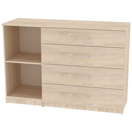 Комод Калисто(K44)923х1352х468ручкарейлинг160мм(Венге-ДМ)_1