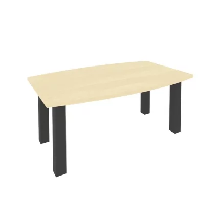 Стол переговорный First KPRG-2 Клен/Темный металлик_0