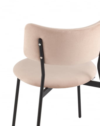 Стул Амелия велюр бежевый_6