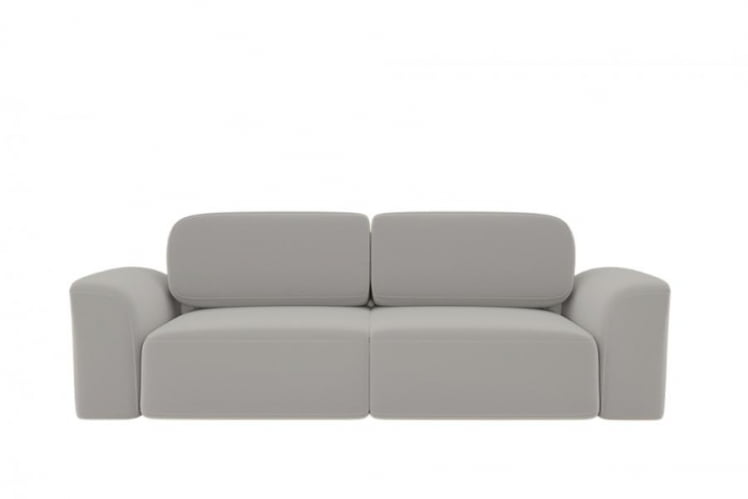 Диван прямой Сольхейм (Berhouse) Цвет фасада: Левис 08 велюр; Тип: Прямой; Материал фасада: Металл/Велюр_0