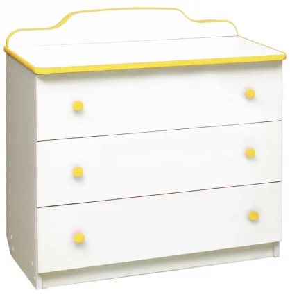 Комод с 3-мя ящиками Радуга Белый_0