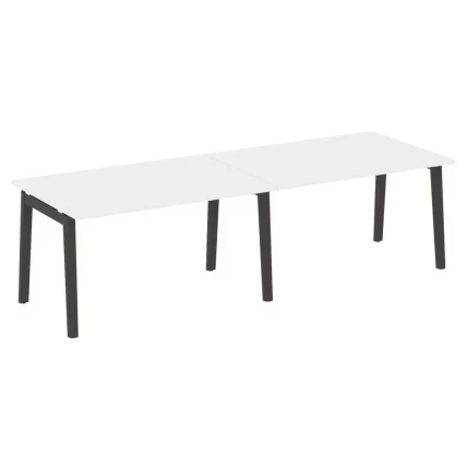 Стол переговорный (2 столешницы) ONIX WOOD OW.PRG-2.3 Белый Бриллиант/Темный_0