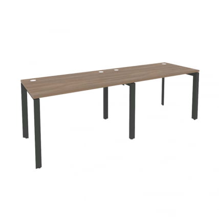 Рабочая станция на П-образном м/к ONIX O.MP-RS-2.2.7 Дуб Аризона/Антрацит_0