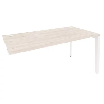 Стол-приставка на П-образном м/к к опорным элементам ONIX O.MP-SPR-4.8 Денвер Светлый/Белый_0