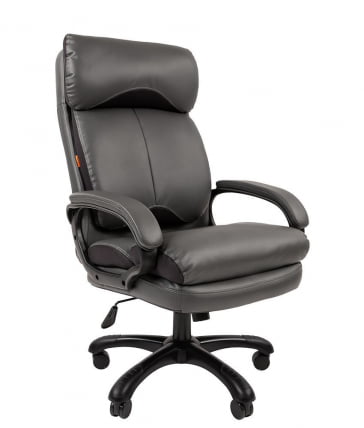 Кресло руководителя CHAIRMAN 505 NEW экокожа Серый_0