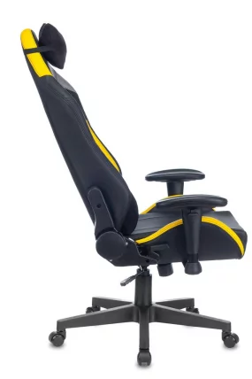 Геймерское кресло Zombie HERO CYBERZONE PRO Черный-желтый_4