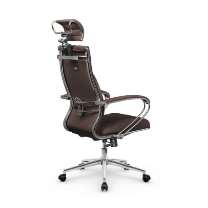Кресло руководителя Metta L 2c 44C/K116 Infinity Easy Clean (MPES) Комплект 7 Темно-коричневое_3