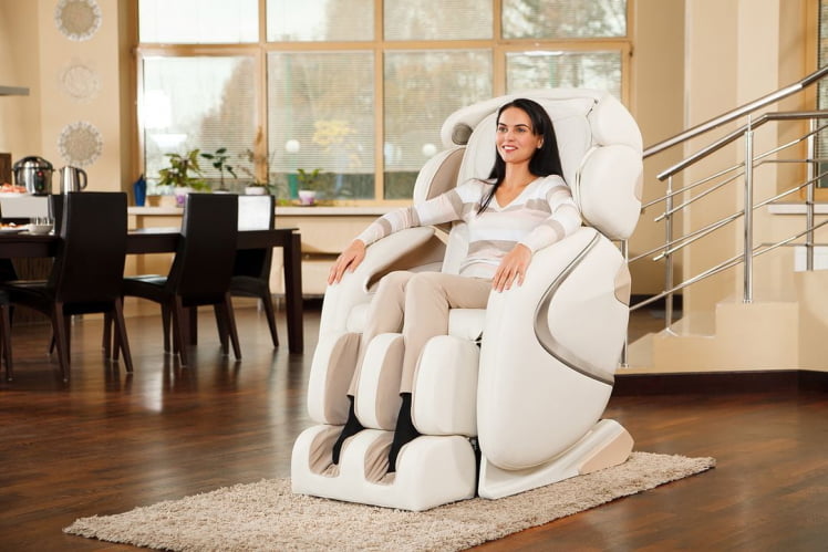 Кресло массажное Hilton 2 CMS-455 cream Хилтон 2 кремовый_16