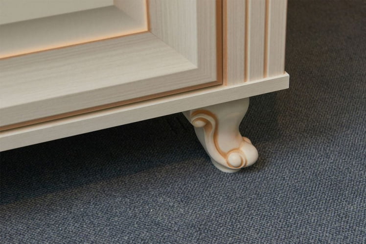 Комплект мебели для спальни Марлен №5 Кремовый белый Патина_2