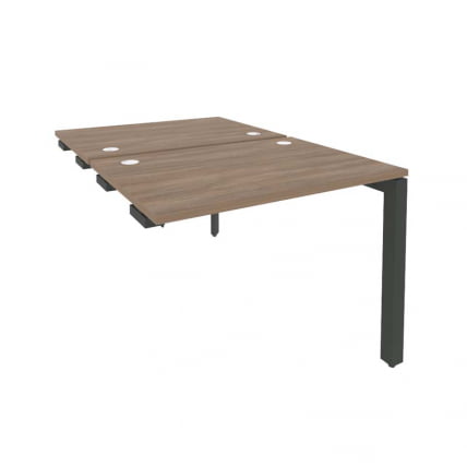 Стол-приставка двойной на П-образном м/к к опорным элем. ONIX O.MP-D.SPR-1.7 Дуб Аризона/Антрацит_0