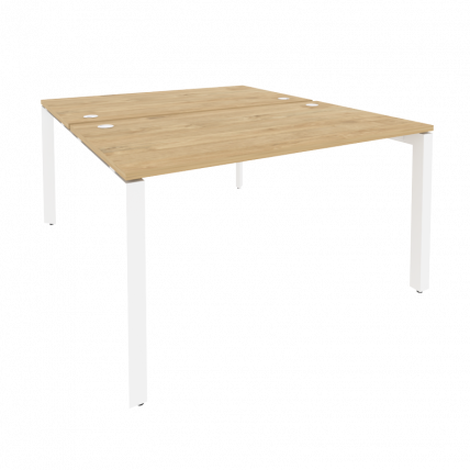 Рабочая станция на П-образном м/к ONIX O.MP-D.RS-2.3.8 Тиквуд Светлый/Белый_0