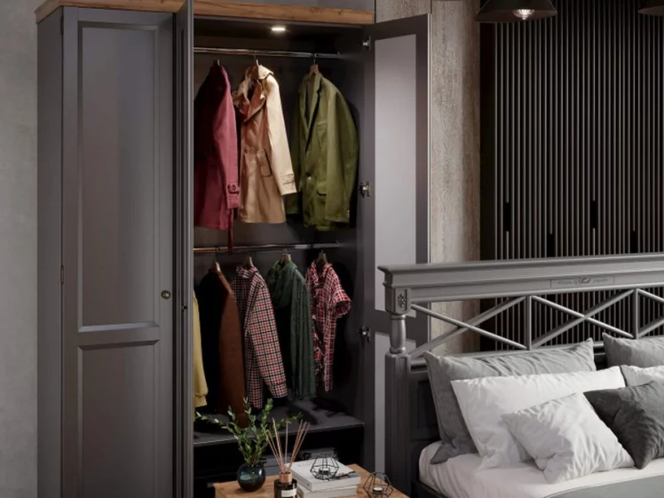 Спальный гарнитур Амели №11 Оникс серый_3