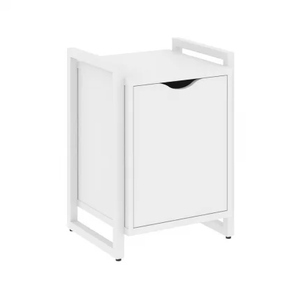 Тумба на регулируемых опорах с распашным фасадом LOFT VR.L-T2.O Металл белый Белый Бриллиант_0