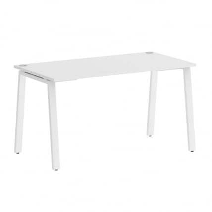 Стол письменный HOME OFFICE VR.SP-3-138.A Белый Бриллиант/Белый металл_0