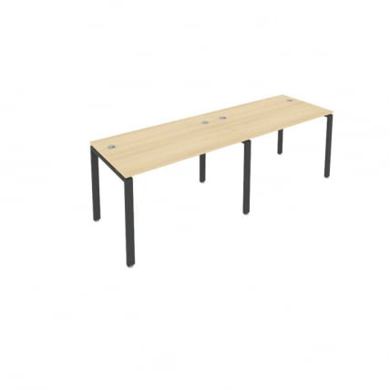 Рабочая станция на 2 раб.места Metal System Б.СМ-2.2 Акация/Антрацит_0