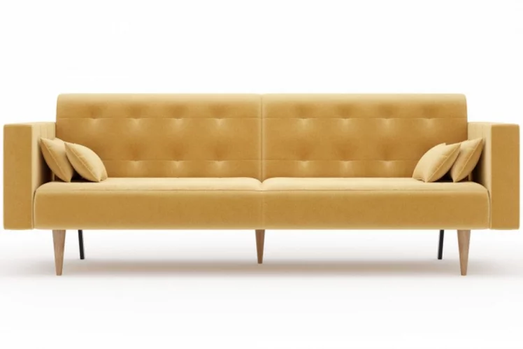 Диван трёхместный Нейт ЛД 308.010.000 Горчичный_0