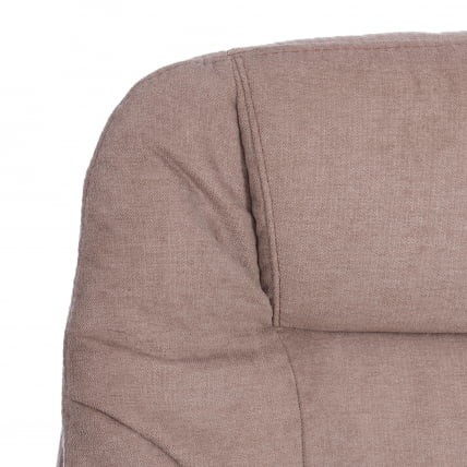 Кресло CОМФОРТ Лукс (22) металБЛ ткань, светло-коричневый, КУБ 03 / COMFORT Lux metalBL KUB_9