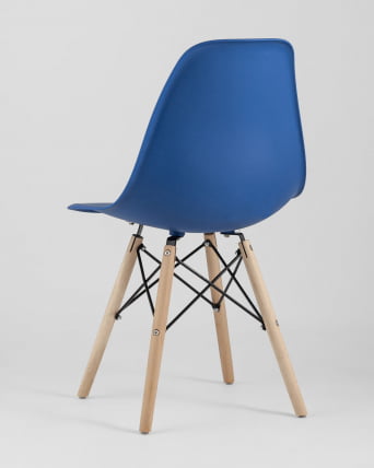 Стул Eames Style DSW синий 4 шт. комплект (разборный каркас)_7