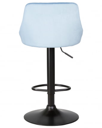 Стул барный DOBRIN LOGAN BLACK Ппудрово-голубой велюр MJ9-74_4