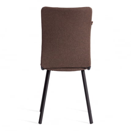 Стул обеденный La Rousse ткань рогожка, 49х50х93, коричневый/черный, 3М7-147_3