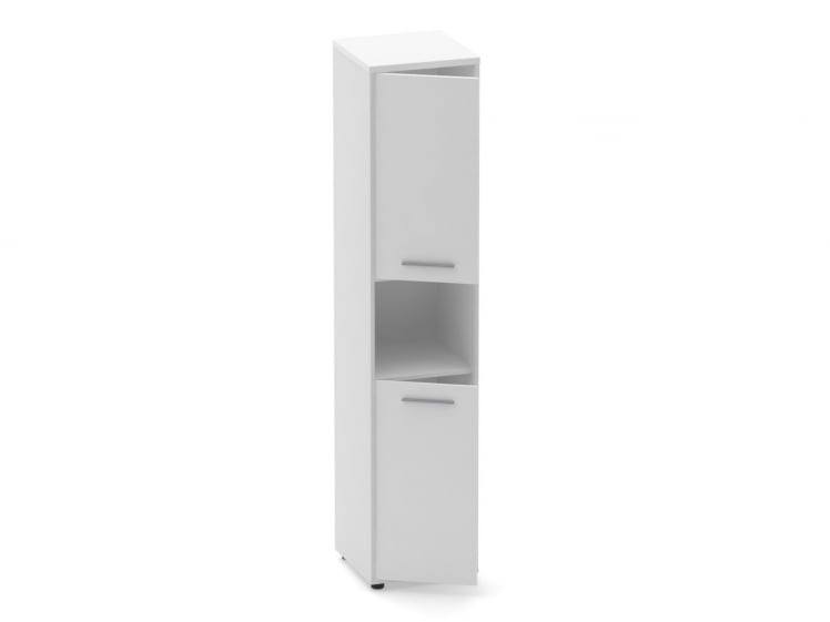 Шкаф 4 узкий закрытый, с нишей Deka 10.19.12Л Белый_1