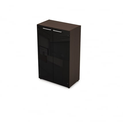 Шкаф средний со стеклом TAIM-MAX 4Ш.017.4 Венге_0