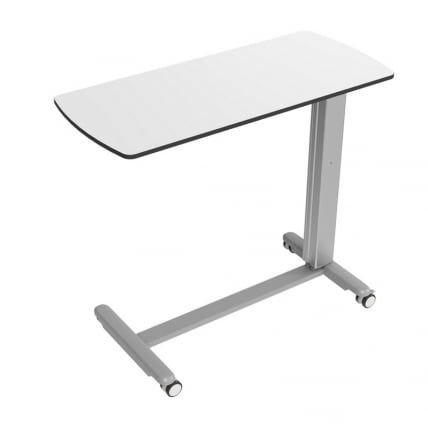 Передвижной приставной столик с регулировкой по высоте EUREKA ERK-BF-1006, белый_2